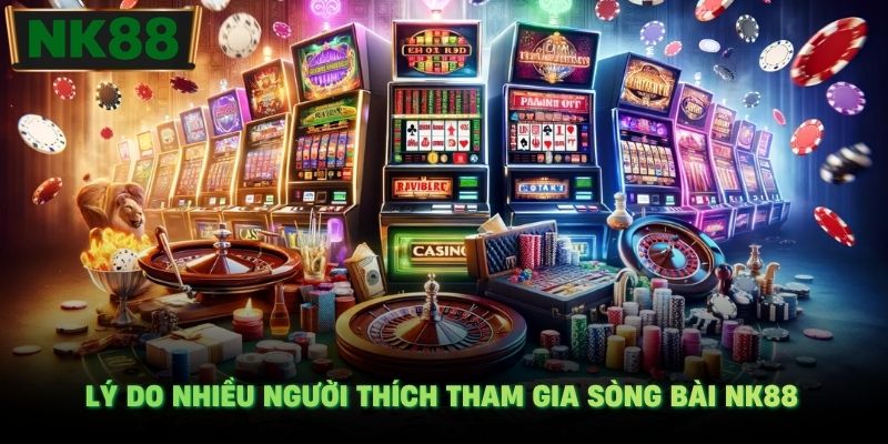 Lý do nhiều người thích tham gia sòng bài NK88